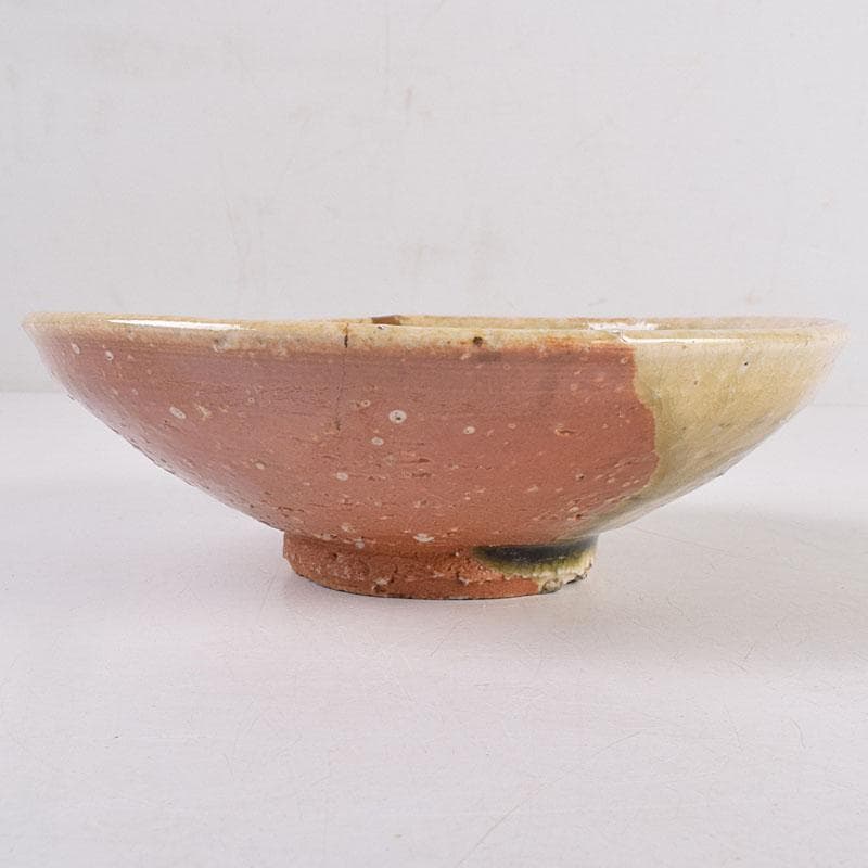 茶道具　信楽焼　平茶碗　銘布引　金継直し　堀内宗完(兼中斎)極め箱　VR9024