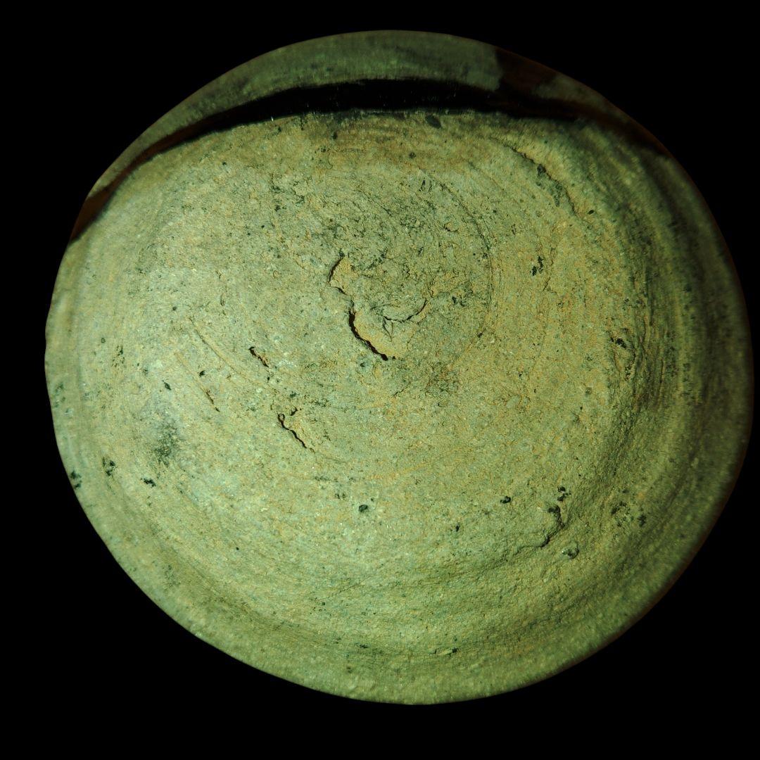 鎌倉時代　常滑灰釉小皿　盃　酒器