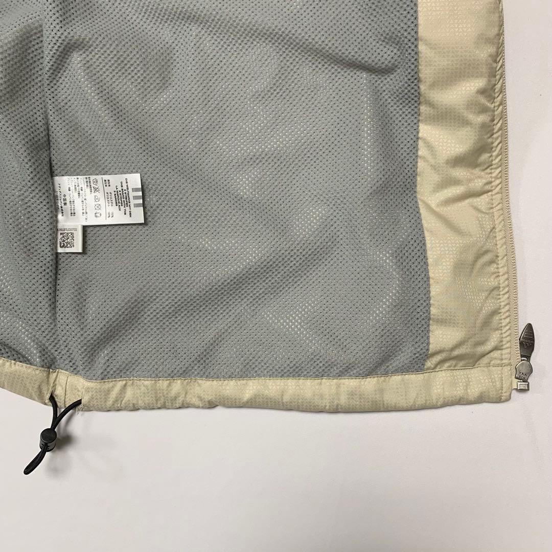 アディダス　ＬＬ　ウインドブレーカー　上下　セットアップ　ベージュ　サイドロゴ