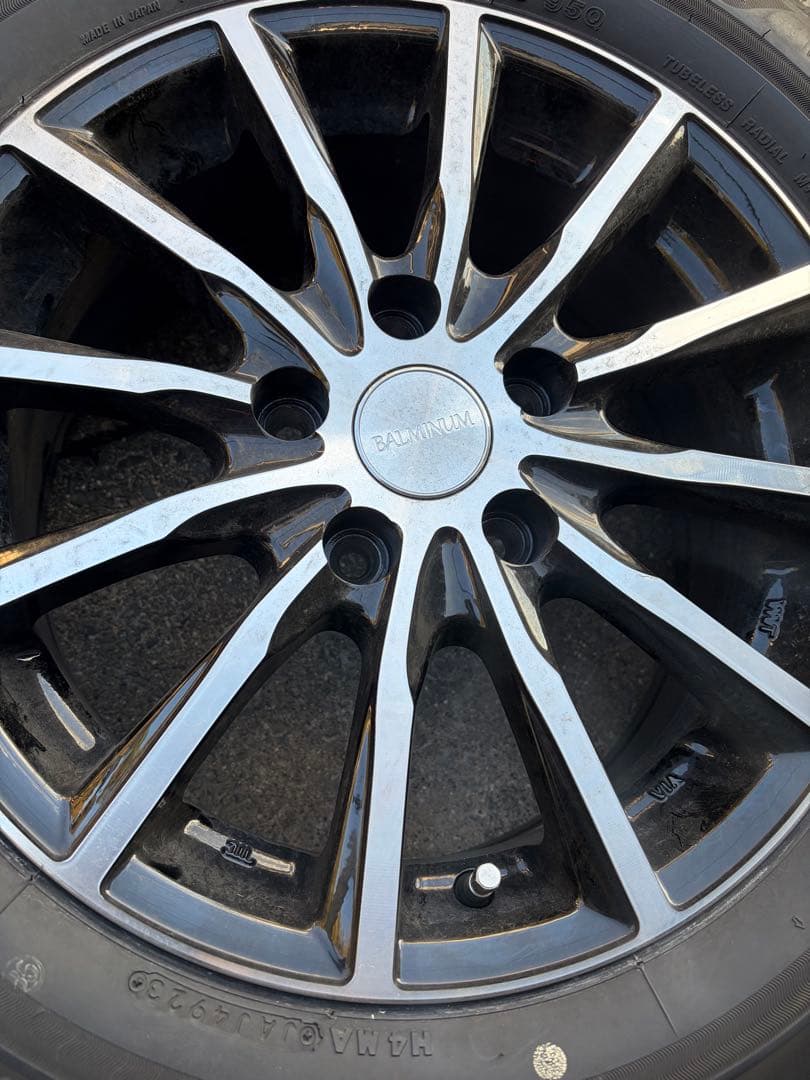 2024年製ブリザックスタッドレスタイヤ4本セットBALMINUM ホイール