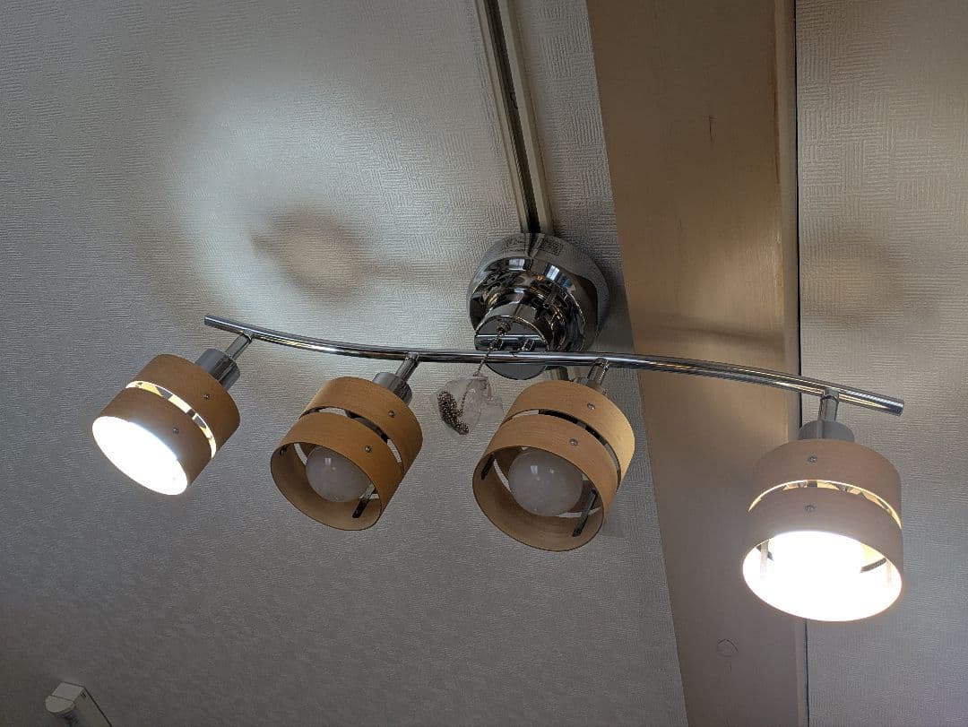 日昇 スポットシーリングライト4灯 BBS-049C 3個＋BBS-113 1個
