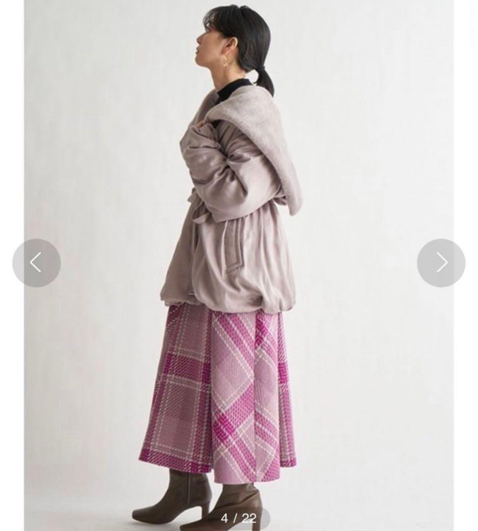 新品値札ありsnidelキュプラレディモッズコート