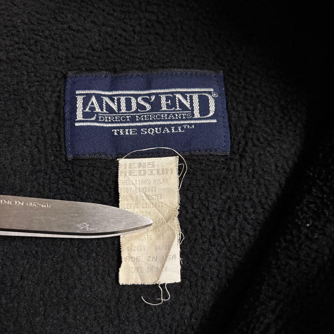 90s LANDS’END スコールジャケット USA製 ALL Black