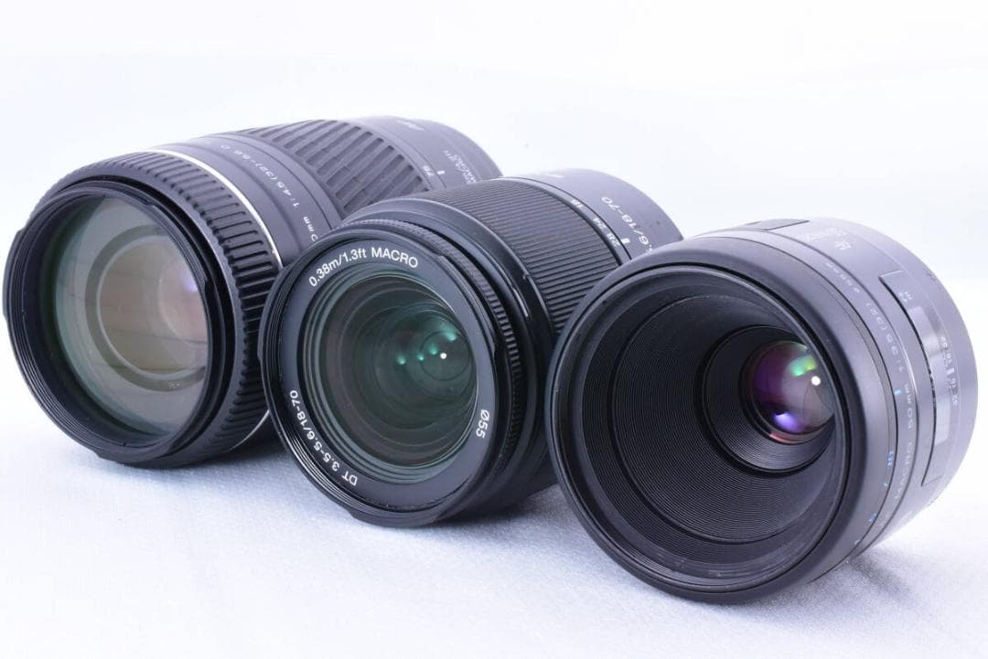 【超お得セット】Sony ソニー α900 単焦点/標準/超望遠 トリプルレンズ