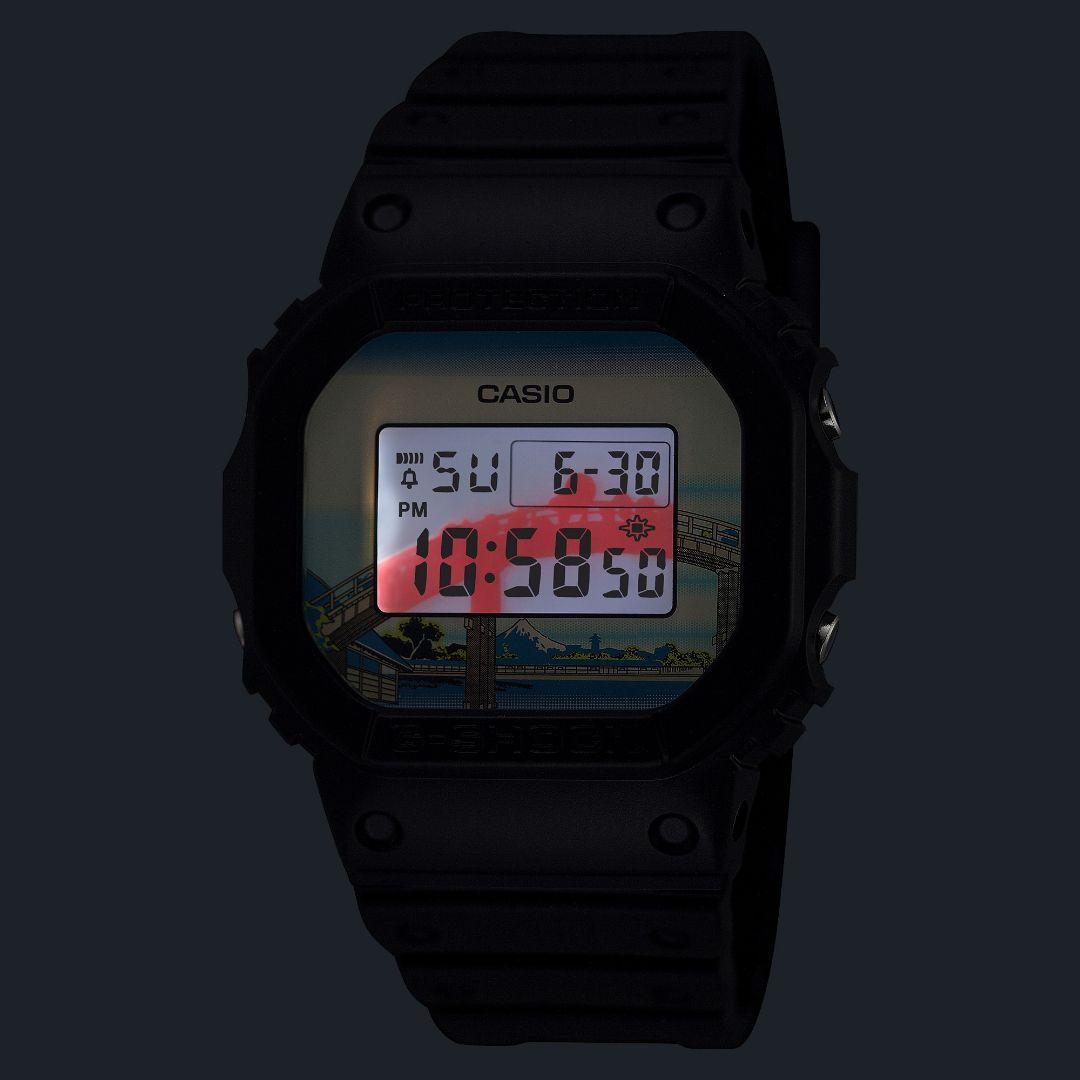 新品 DW-5600KHFM25-1JR 葛飾北斎 G-SHOCK タグ付き