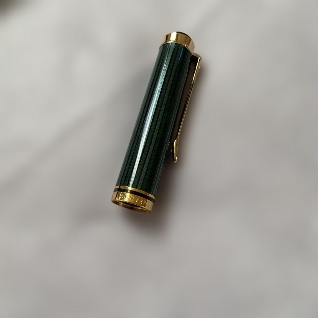 【ドイツ製】Pelikan スーベレーン K600 ツイスト式ボールペン 緑縞