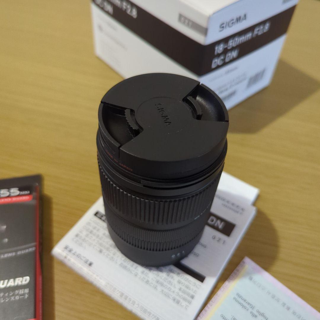SIGMA 18-50mm F2.8 レンズ Sony E-mount