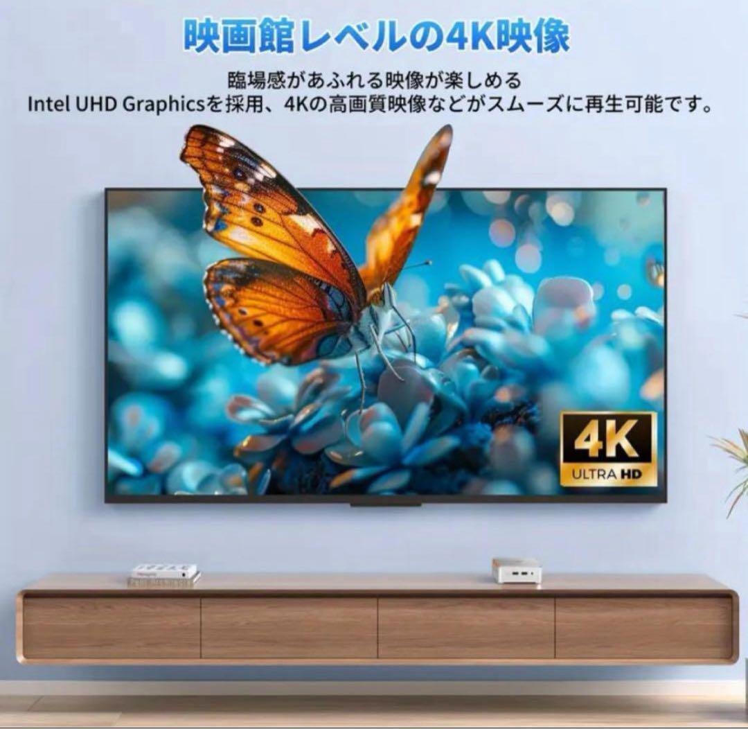 【新品・未使用NiPoGi E2 ミニPC N150/8GB/256GB OEM