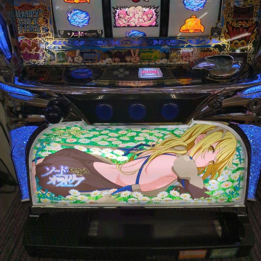 パチスロ実機　ダンまち外伝ソード・オラトリア　不要機付　送料無料