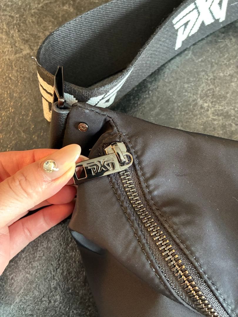 PXG ブラックウエストバッグ