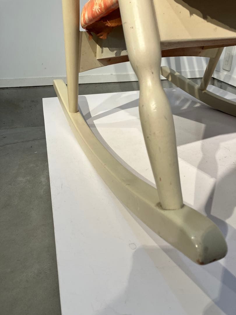 オールド、鳥取家具、ロッキングチェア、昭和レトロ、和モダン、キツツキ、日進木工、