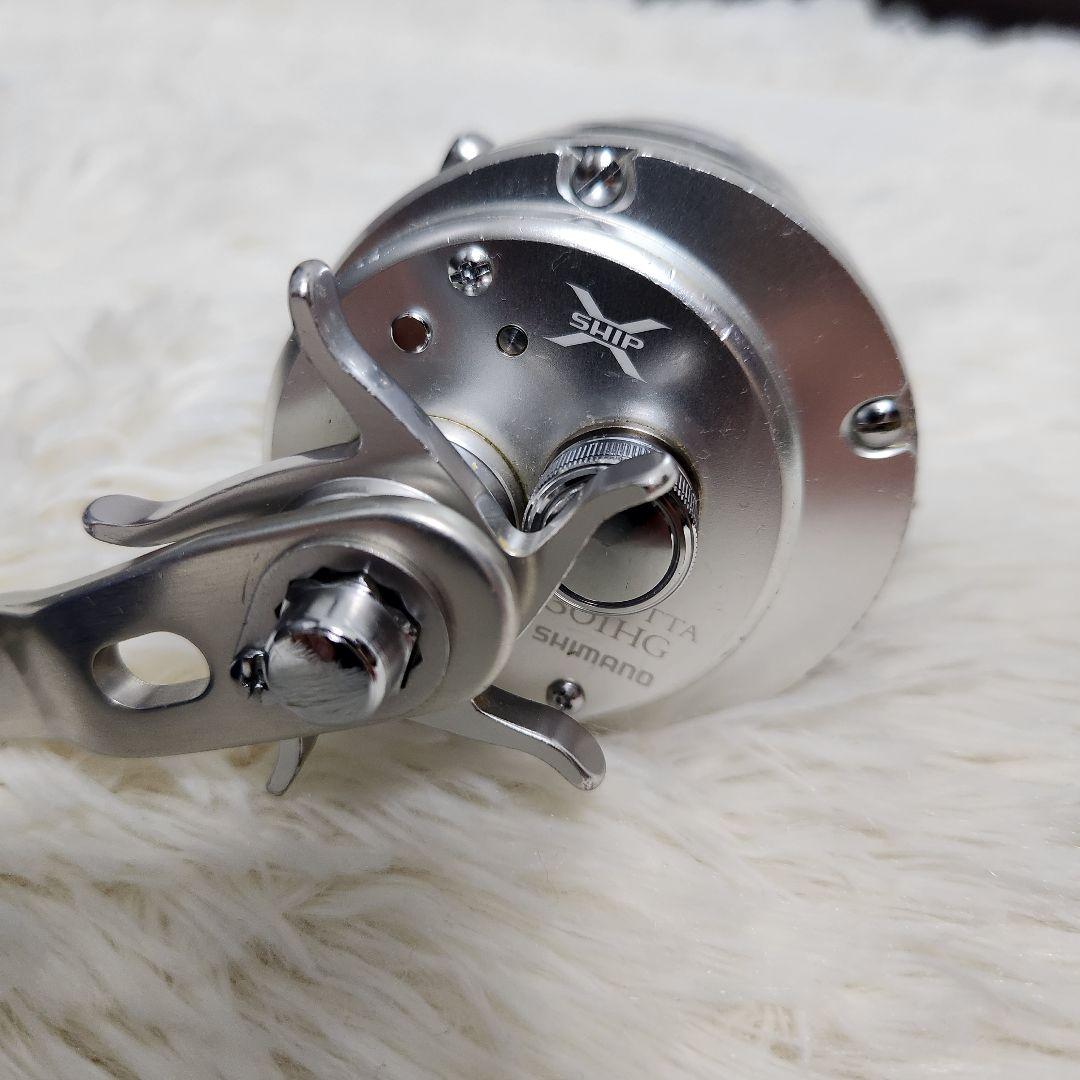 シマノ オシア カルカッタ 301HG 夢屋パワーハンドルノブ 左ハンドル