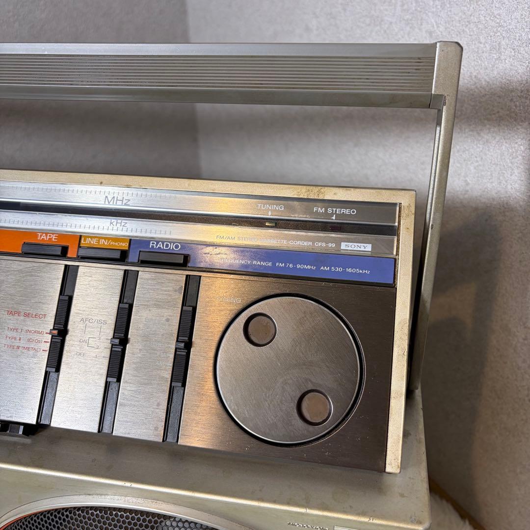 SONY ソニー ステレオカセットコーダー CFS-99 レコーダー レトロ