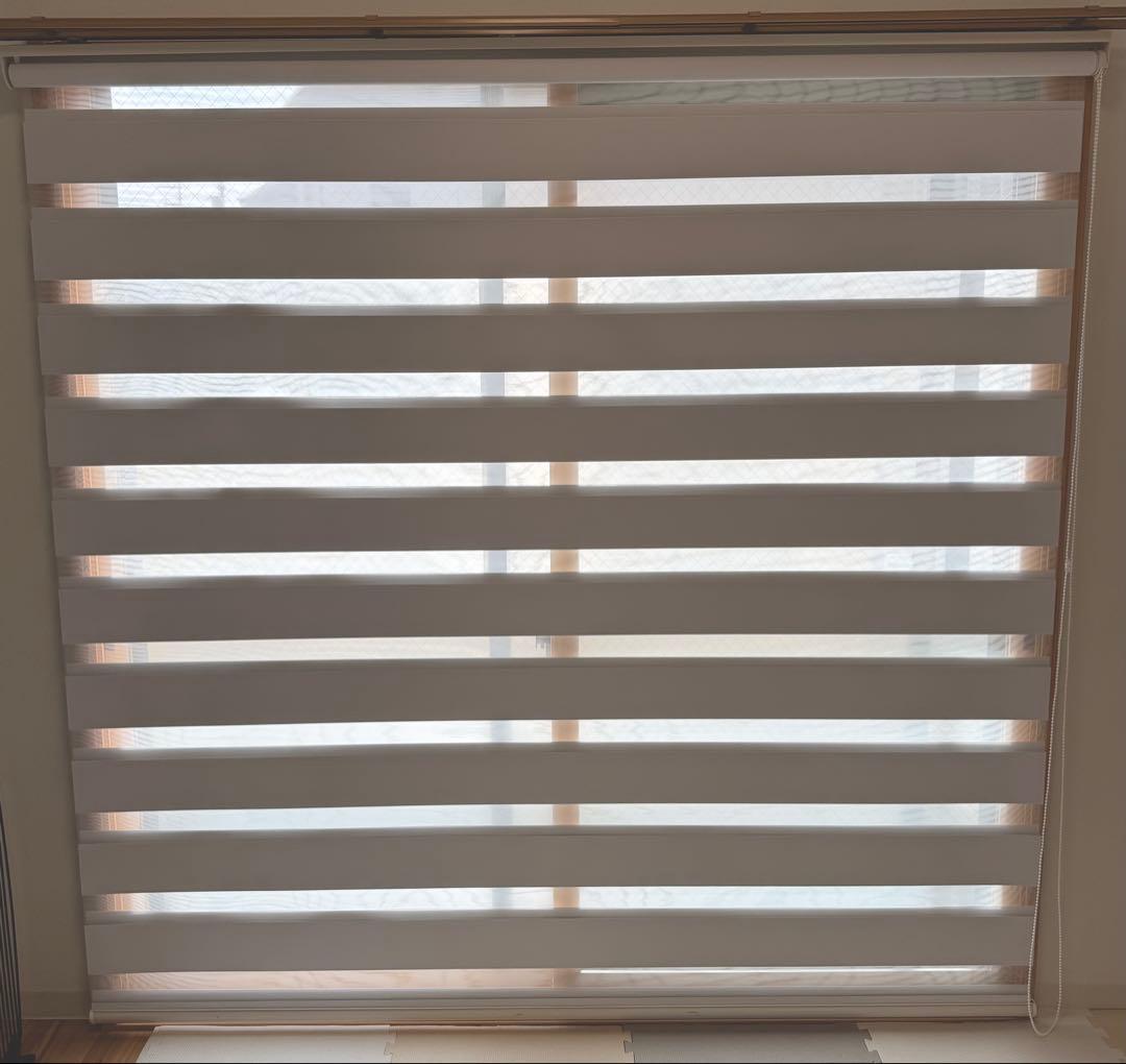 幅180cm 調光ロールスクリーン 遮光 ホワイト