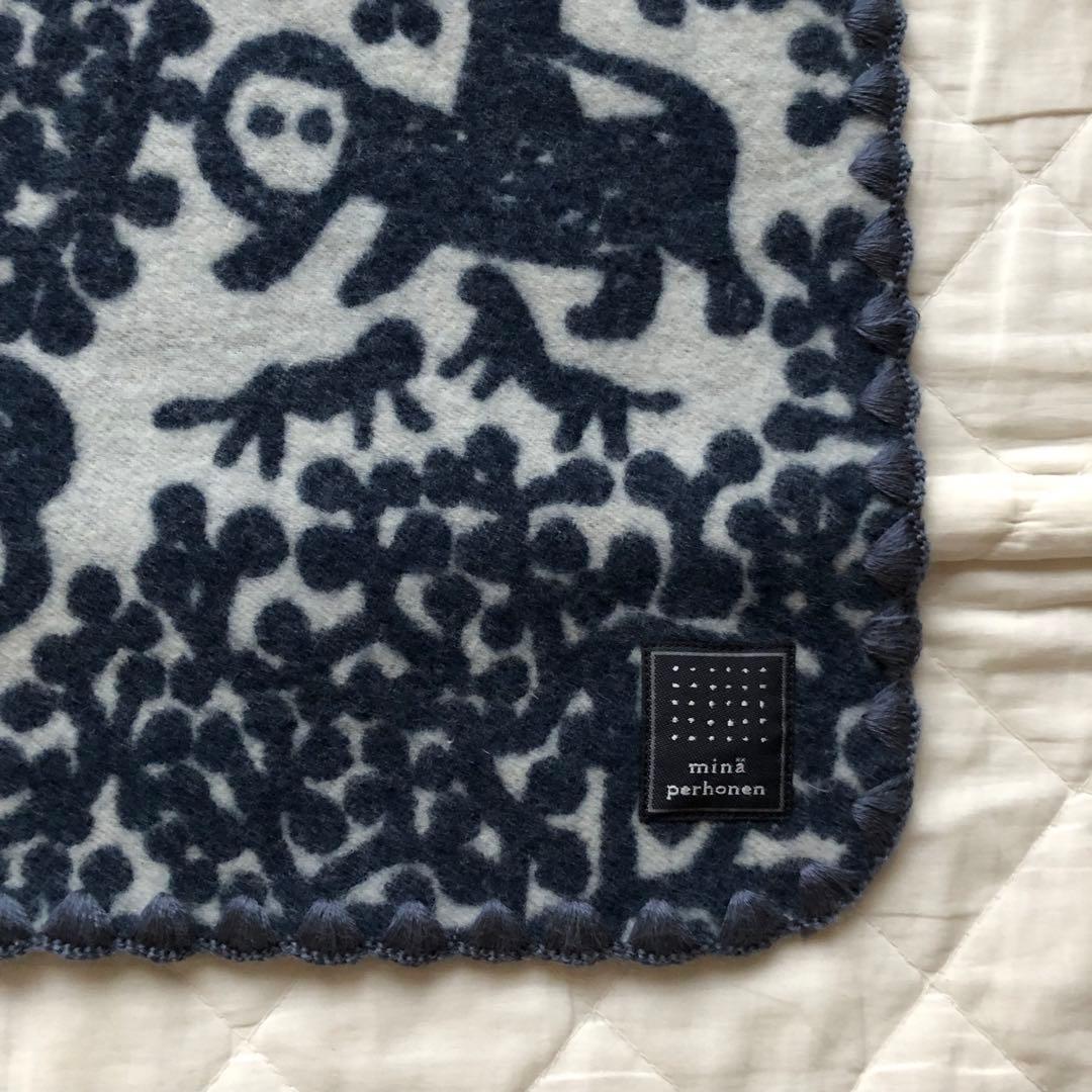 未使用　minä perhonen ブランケット　moon bear