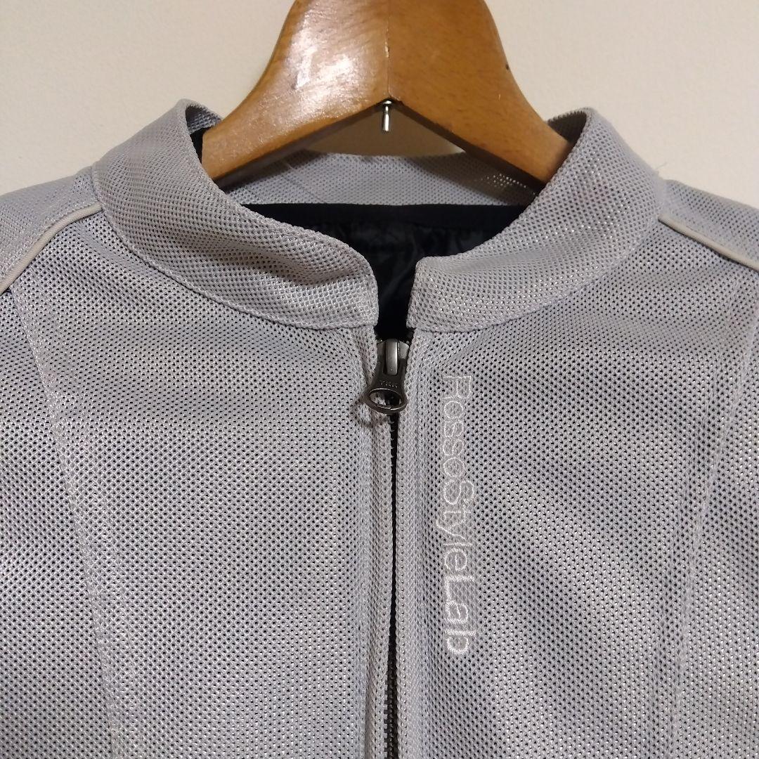 rossostylelab メッシュ ライダースジャケット グレー Sサイズ