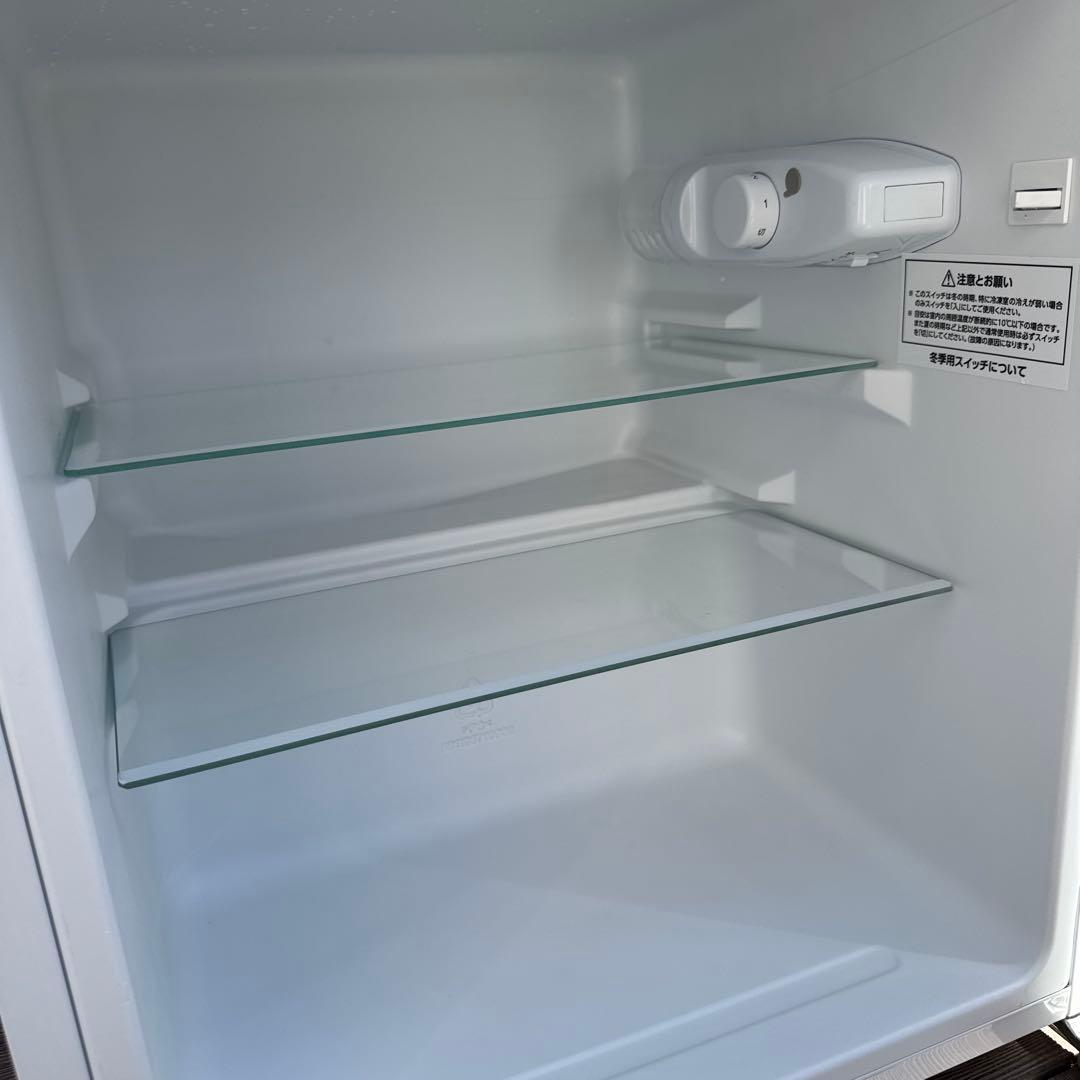 美品 アイリスオーヤマ 2021年製 冷蔵庫 90L コンパクト 小型 静音