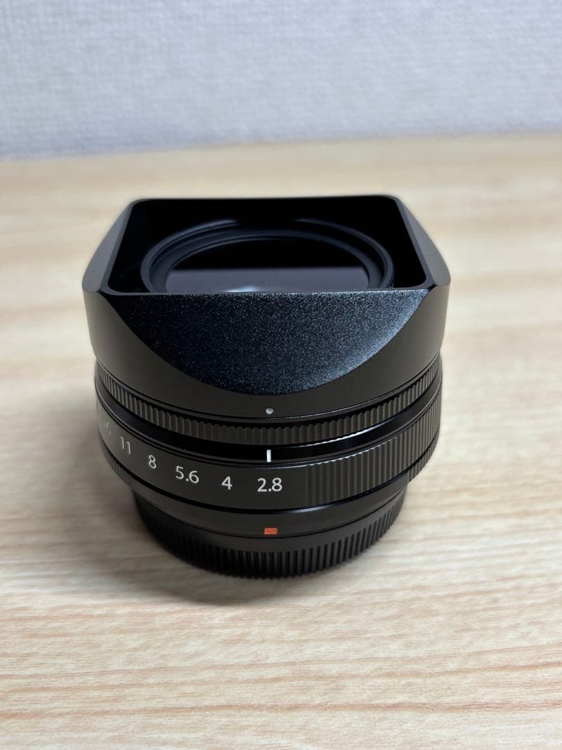 フジフイルム Fujifilm XF23mmF2.8 R WR レンズ　フード付