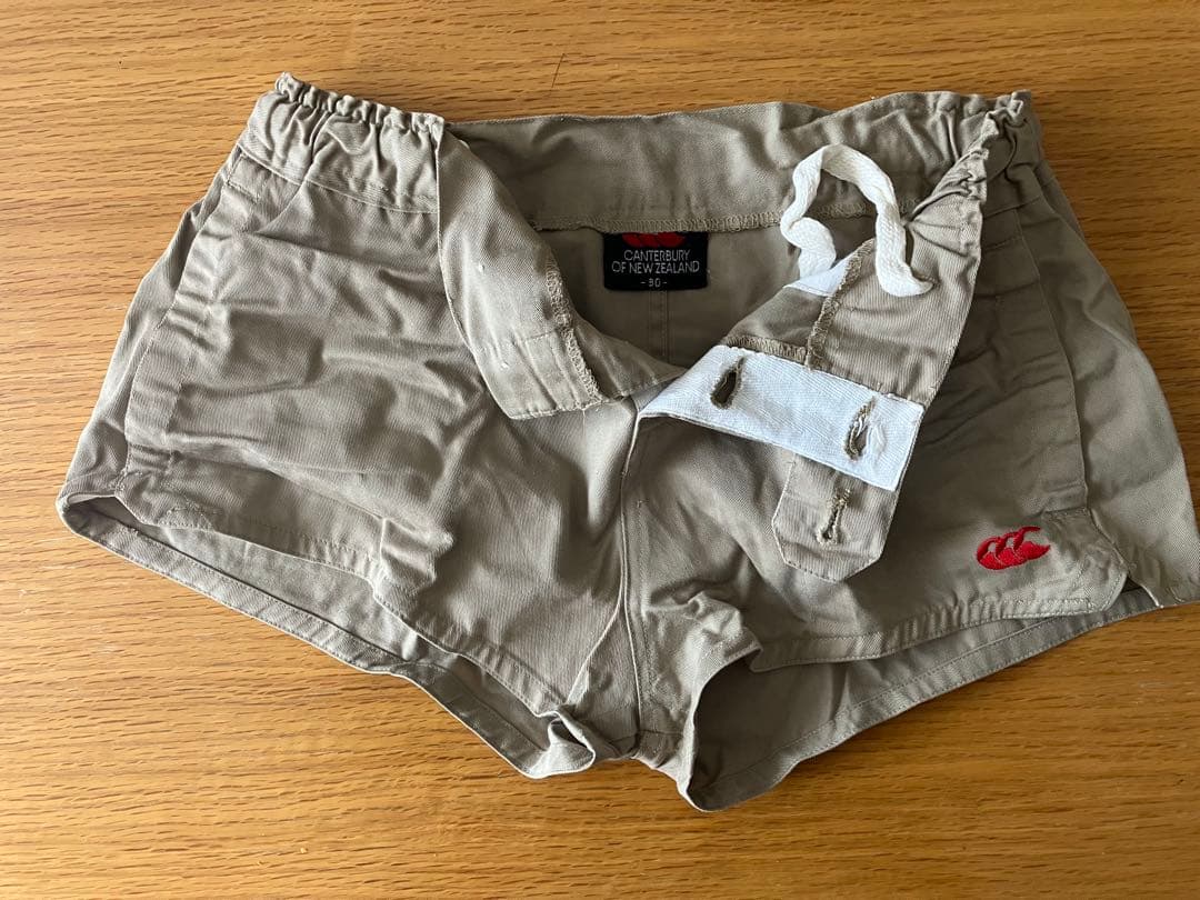 【貴重】カンタベリー／イングランド型ラグビーパンツ（ブラウン・中古）30インチ