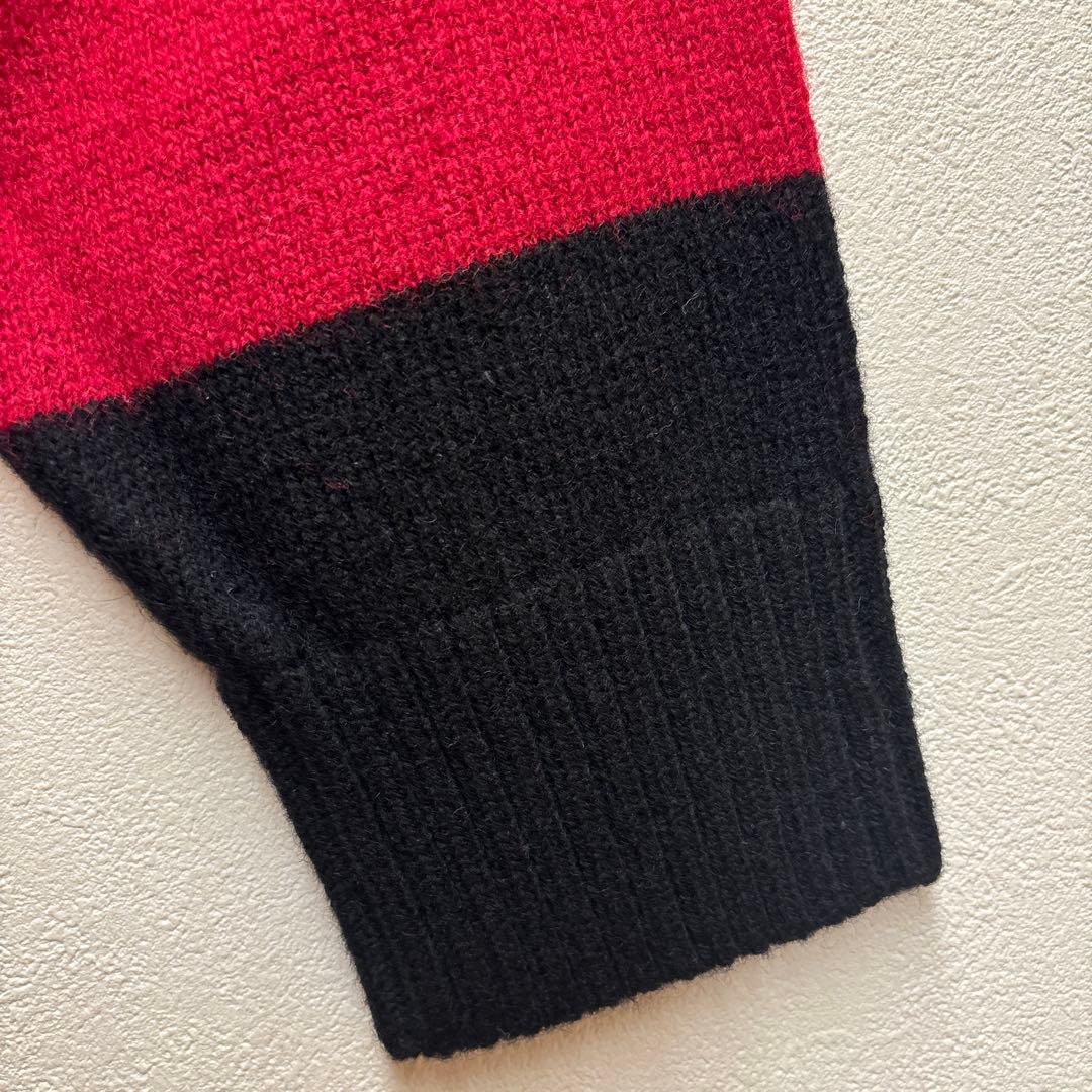 m*o様 ☆ ナンバーナイン L 赤黒ボーダー 06期風 カートコバーン ニット