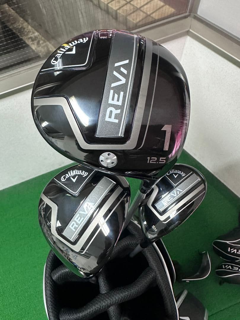 キャロウェイ　REVA　フルセット、バック付き（パターなし）