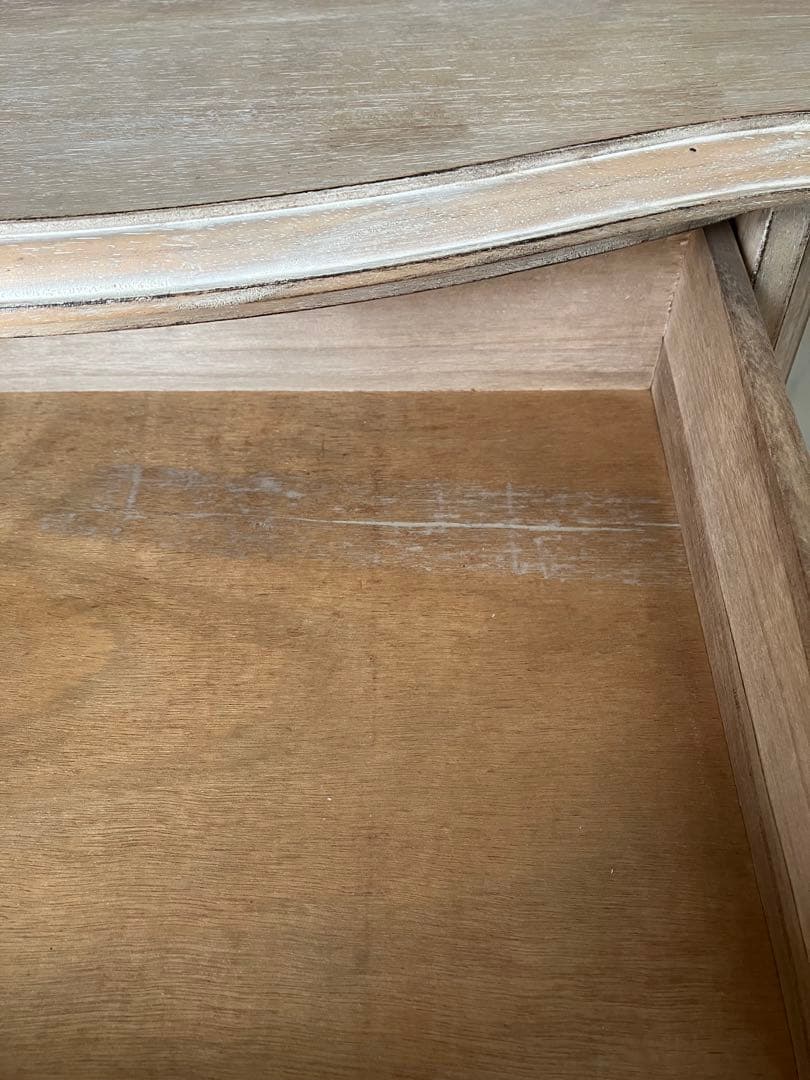 木製 3段 チェスト シャビーシック