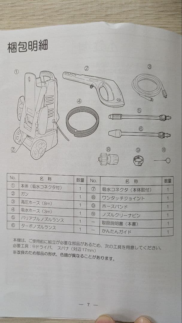 RYOBI　高圧洗浄機　AJP-1620A　別途　延長ホースあり