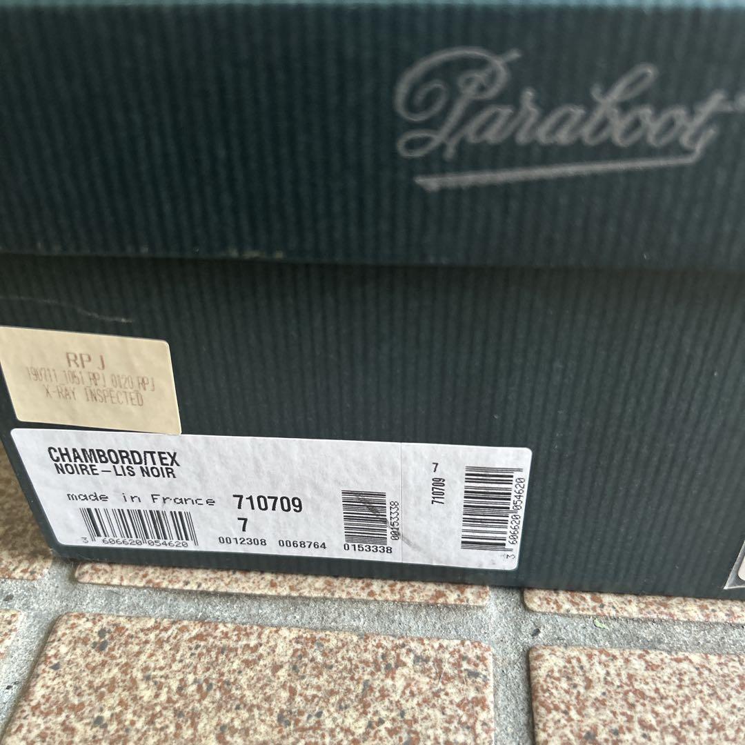 [極美品] PARABOOT Shambord パラブーツ UK7 黒