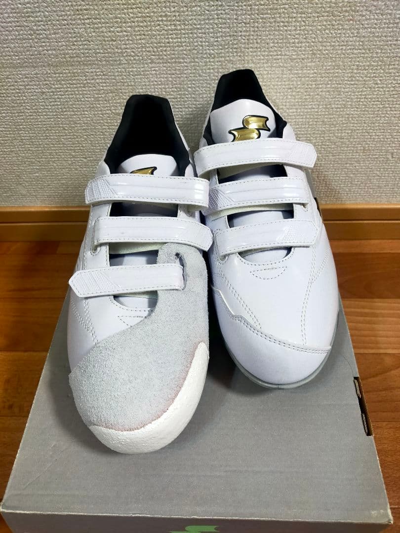 【新品】野球スパイク SSF3007 ホワイトPカバー付き26.0cm
