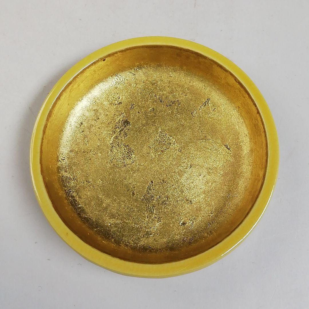 Ｔ６９２　香合　『交趾　独楽』『谷口翠雲 造』　共箱　茶道具