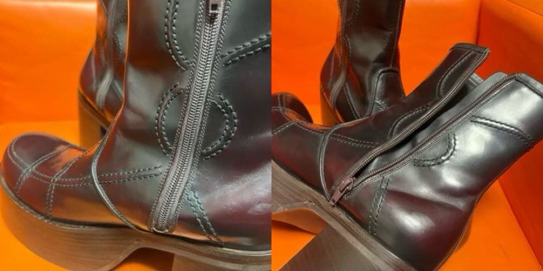 whoop-de-doo フープディドゥ　厚底ヒール　ワイン　アーカイブ