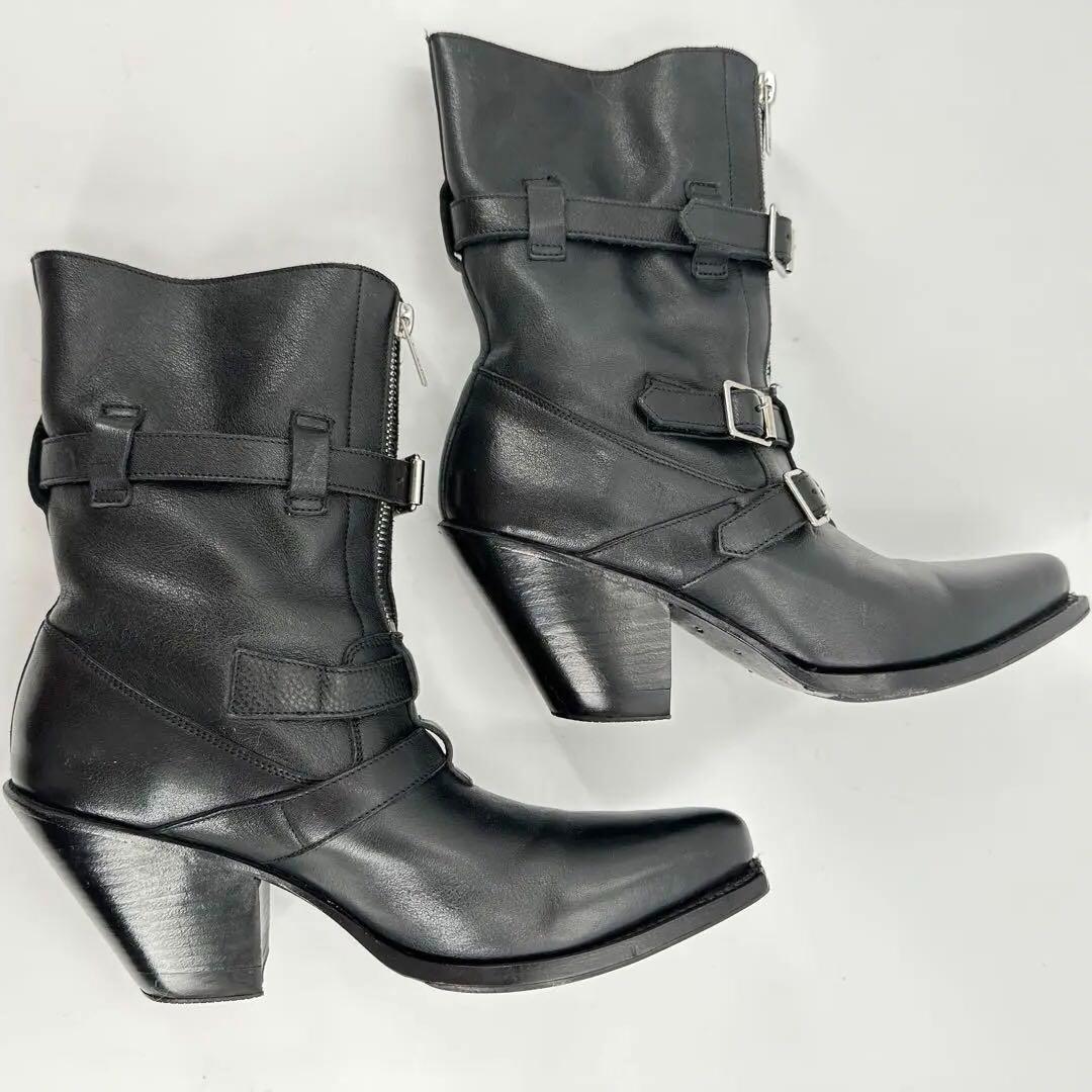 【エディ期】 19SS CELINE 35 ブーツ ブラック 黒 レザー ヒール