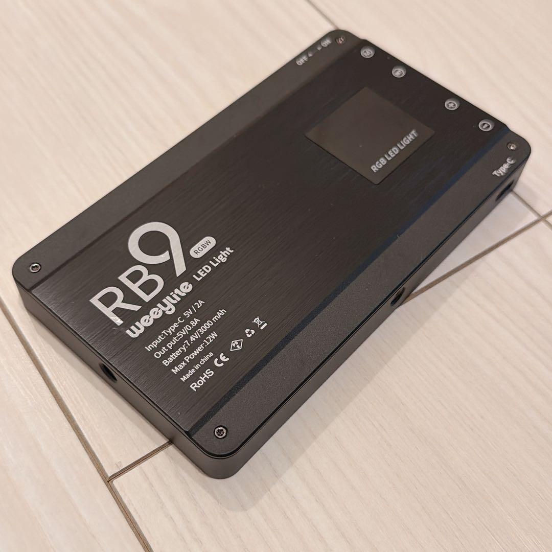 weeylite RGB LEDビデオライト29種シーンモード Type-C充電