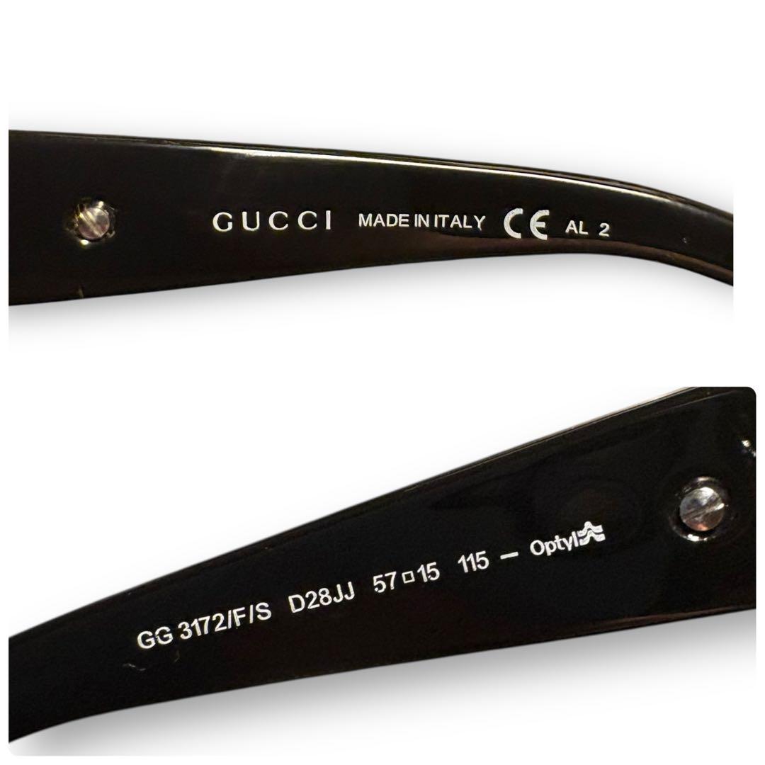 小物 GUCCI sunglasses vintage GG BLACK unisex