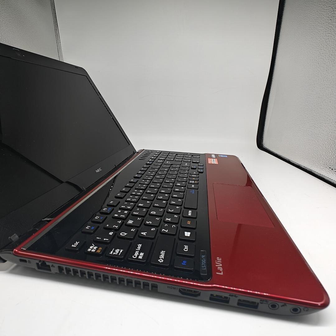 【LAVIE】LS700 高速i7 SSD512GB 16GB レッドノートPC