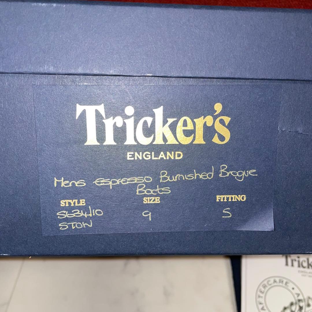 極美品　トリッカーズ　ストウ　カプチーノ　UK9