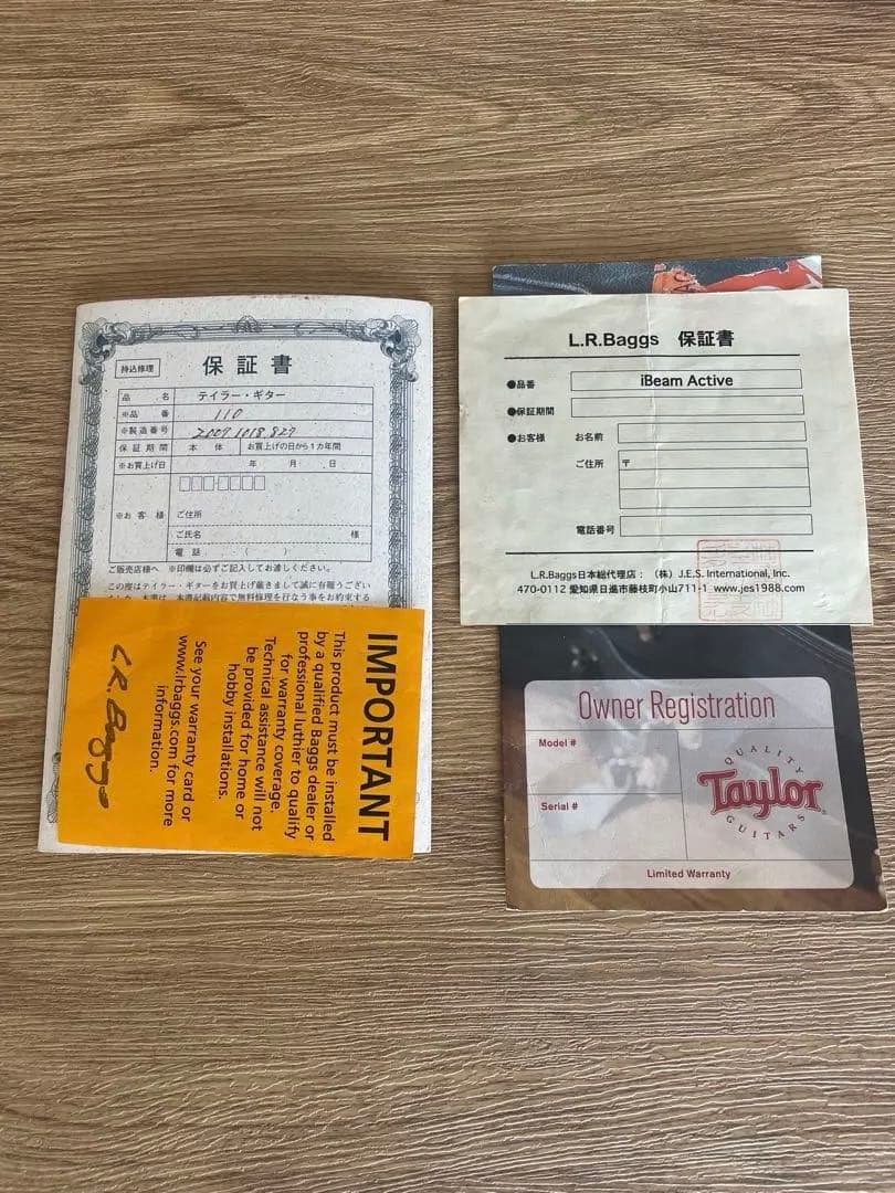 早いもの勝ちです　テイラー110 高感度マイク内蔵　エレアコ　新ハードケース