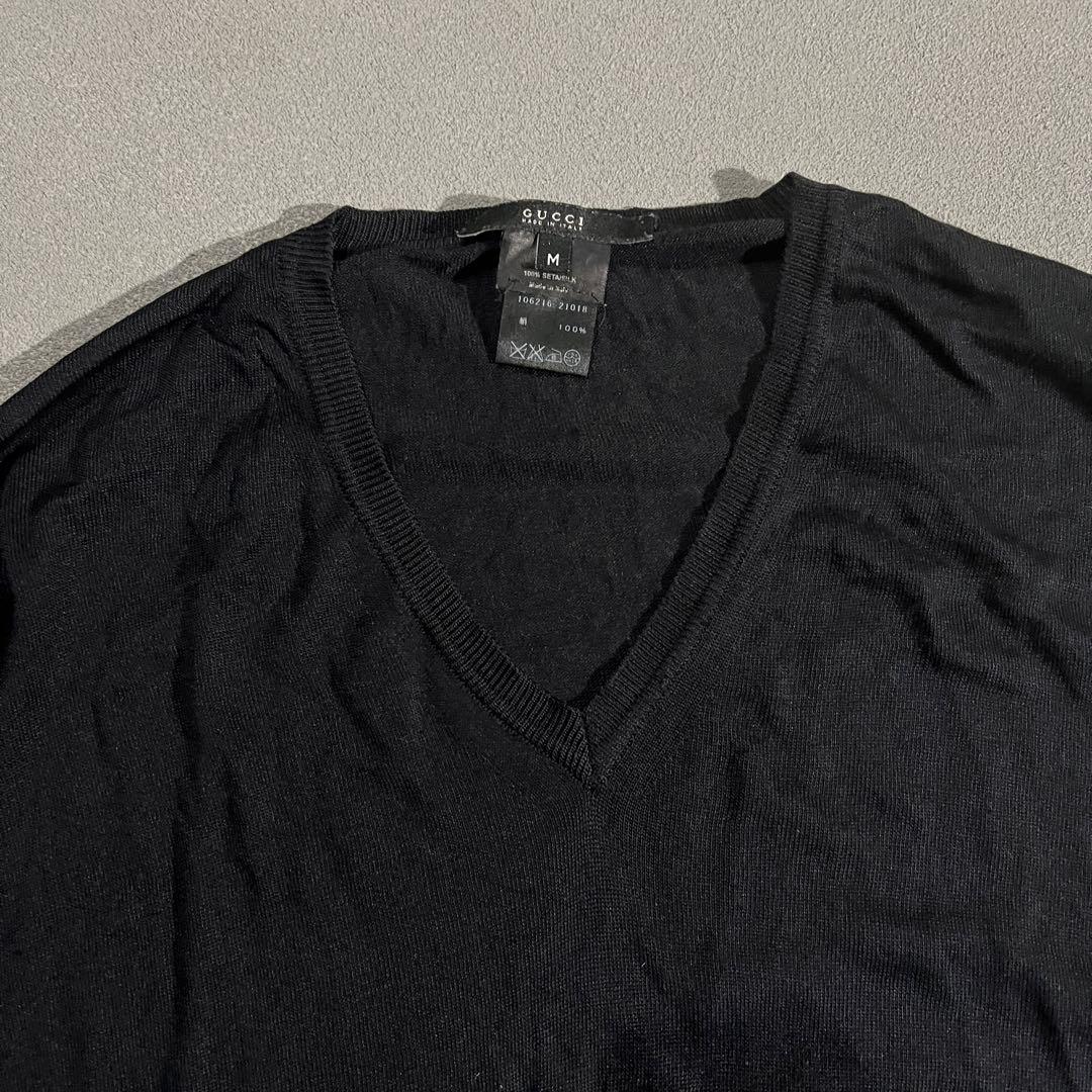 トップス GUCCI by TOM FORD silk knit sweater