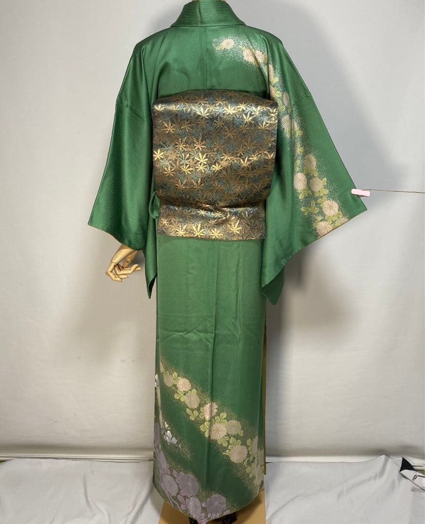 2228★作家物　訪問着★帯どめ付き全セット★裄67★美品セット★