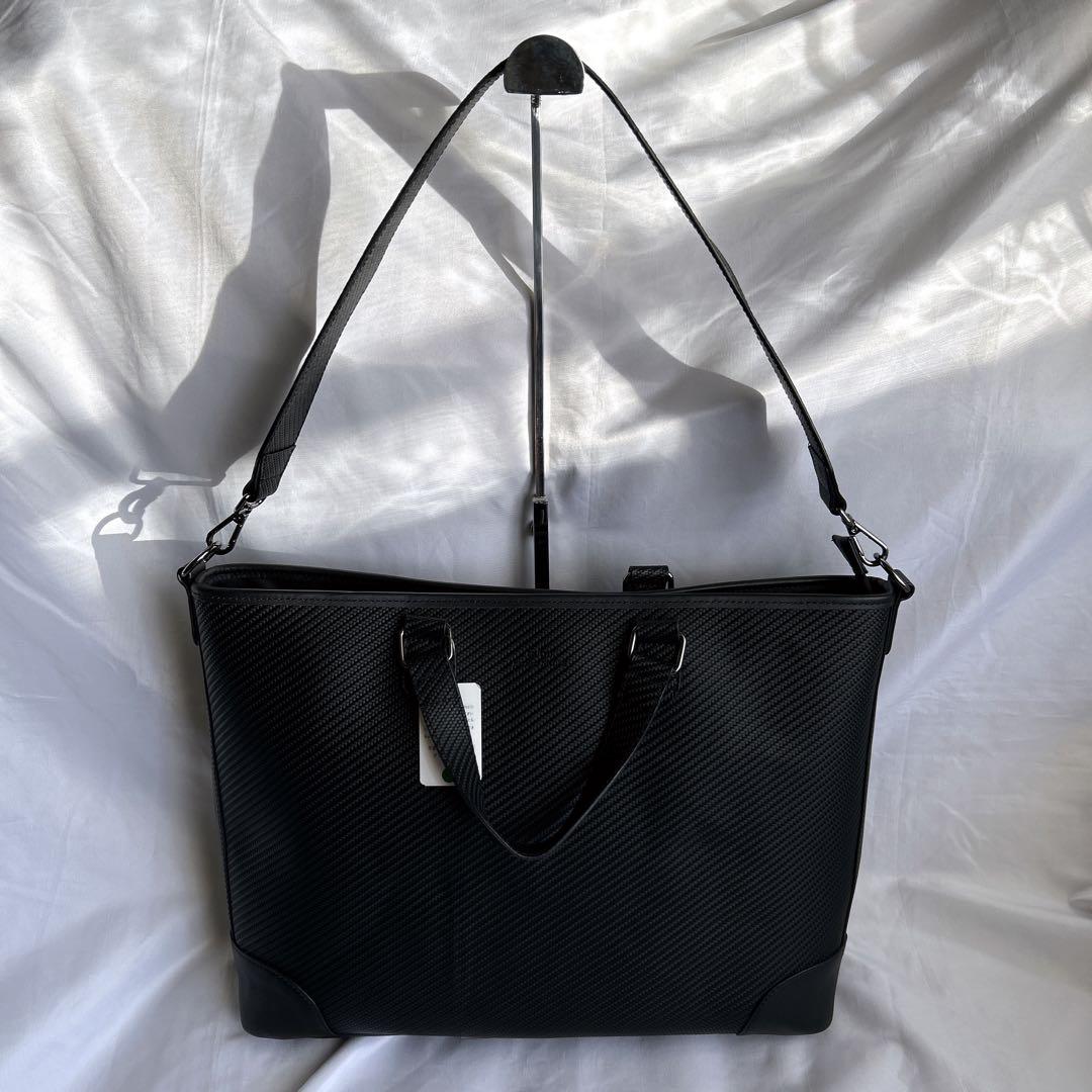 【未使用】ムッシュニコル エクストラ 2way レザーブリーフケース 黒 希少