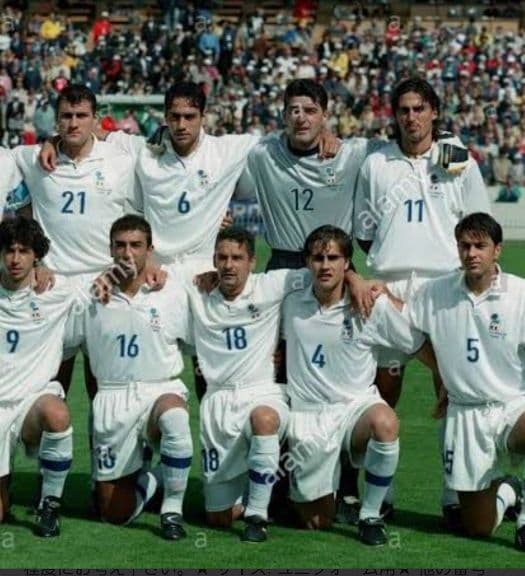 サッカーイタリア代表ゴールキーパーユニフォーム1998年フランスワールドカップ
