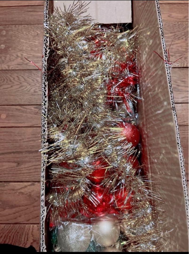 栄　2個おまとめ　クリスマスツリーセット 150cm LED飾りライト