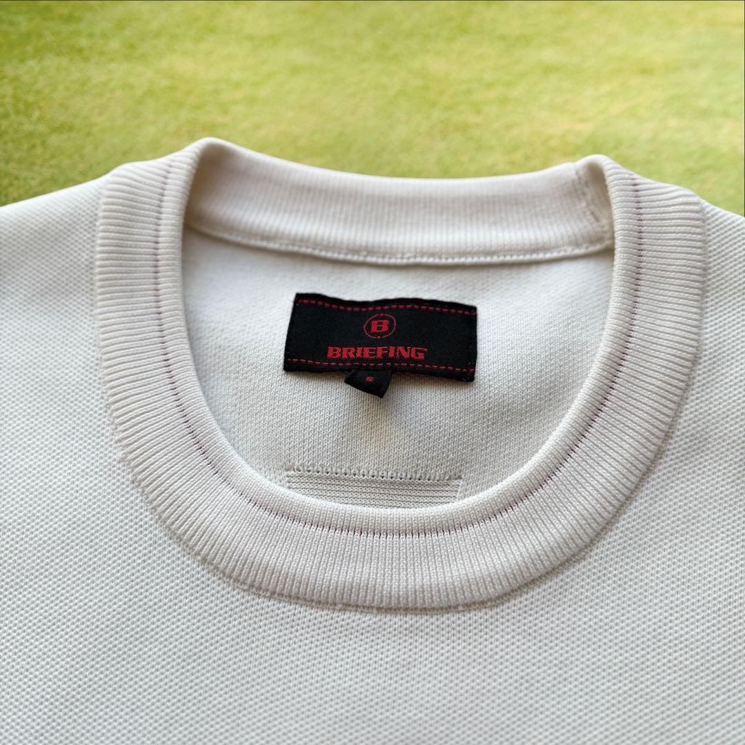 ブリーフィングゴルフ　ニット　白　S〜M相当　セーター　ホワイト　ゴルフ