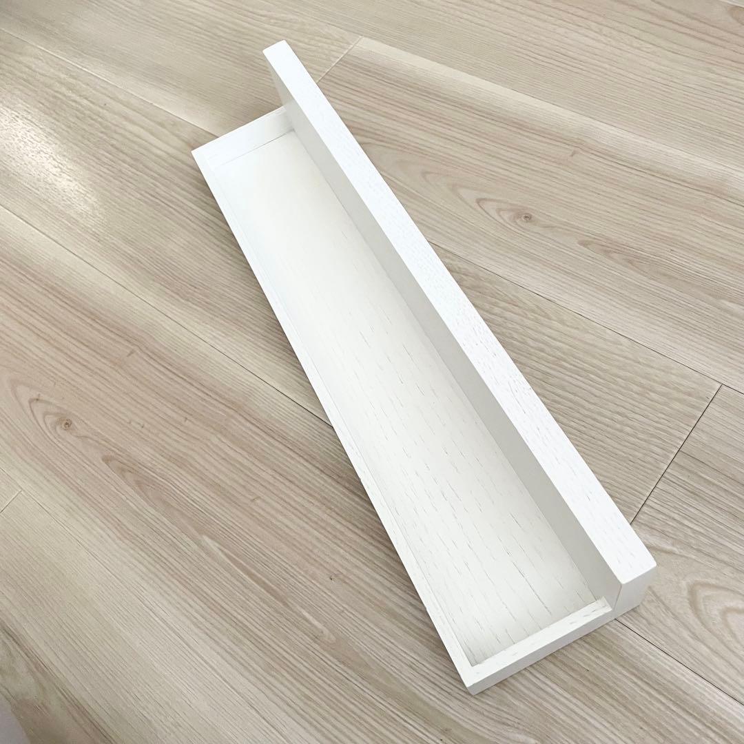 美品 無印良品 壁に付けられる家具 4点セット 壁 家具 ライトグレー