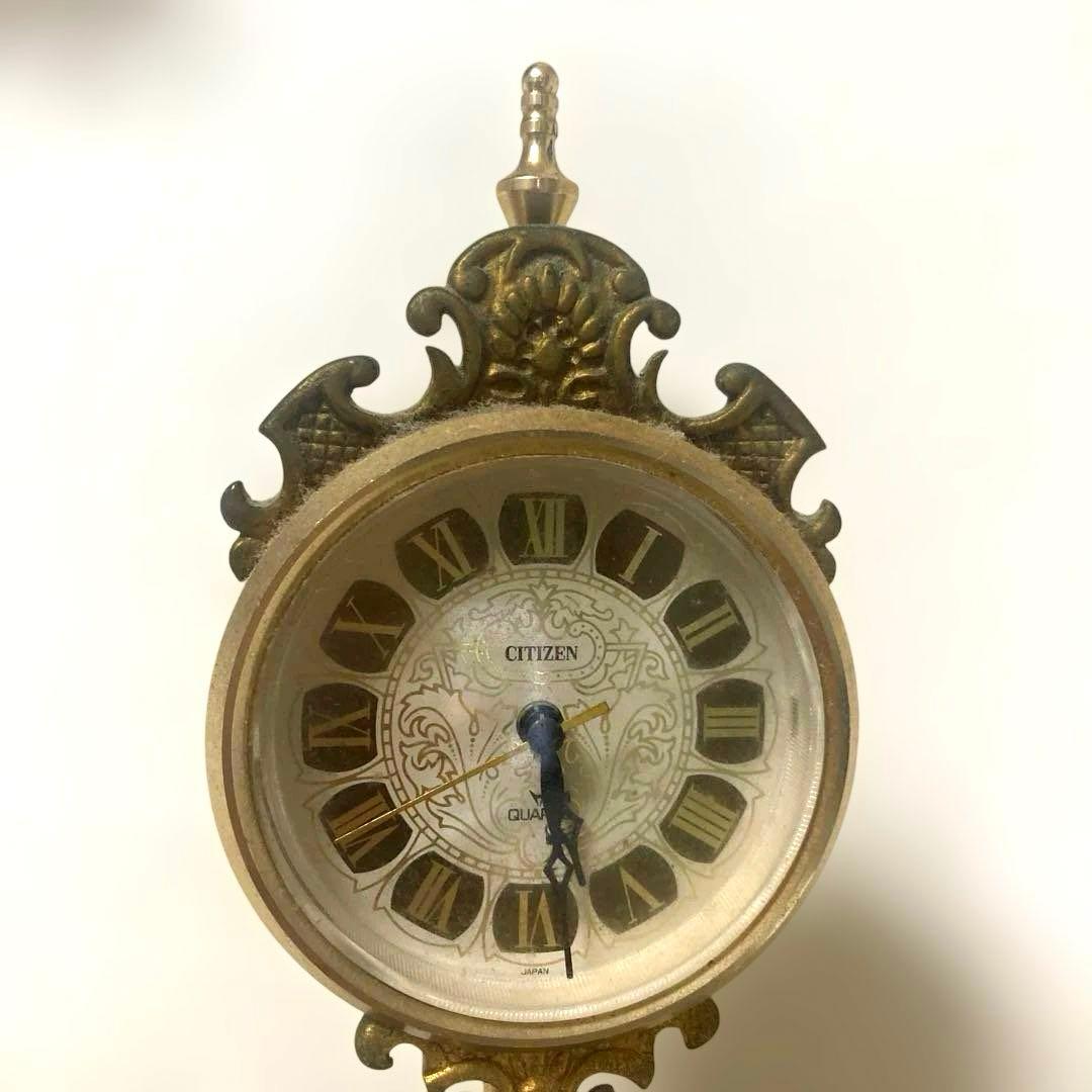 アンティーク　天使　ブロンズ　金　時計　ヨーロッパ