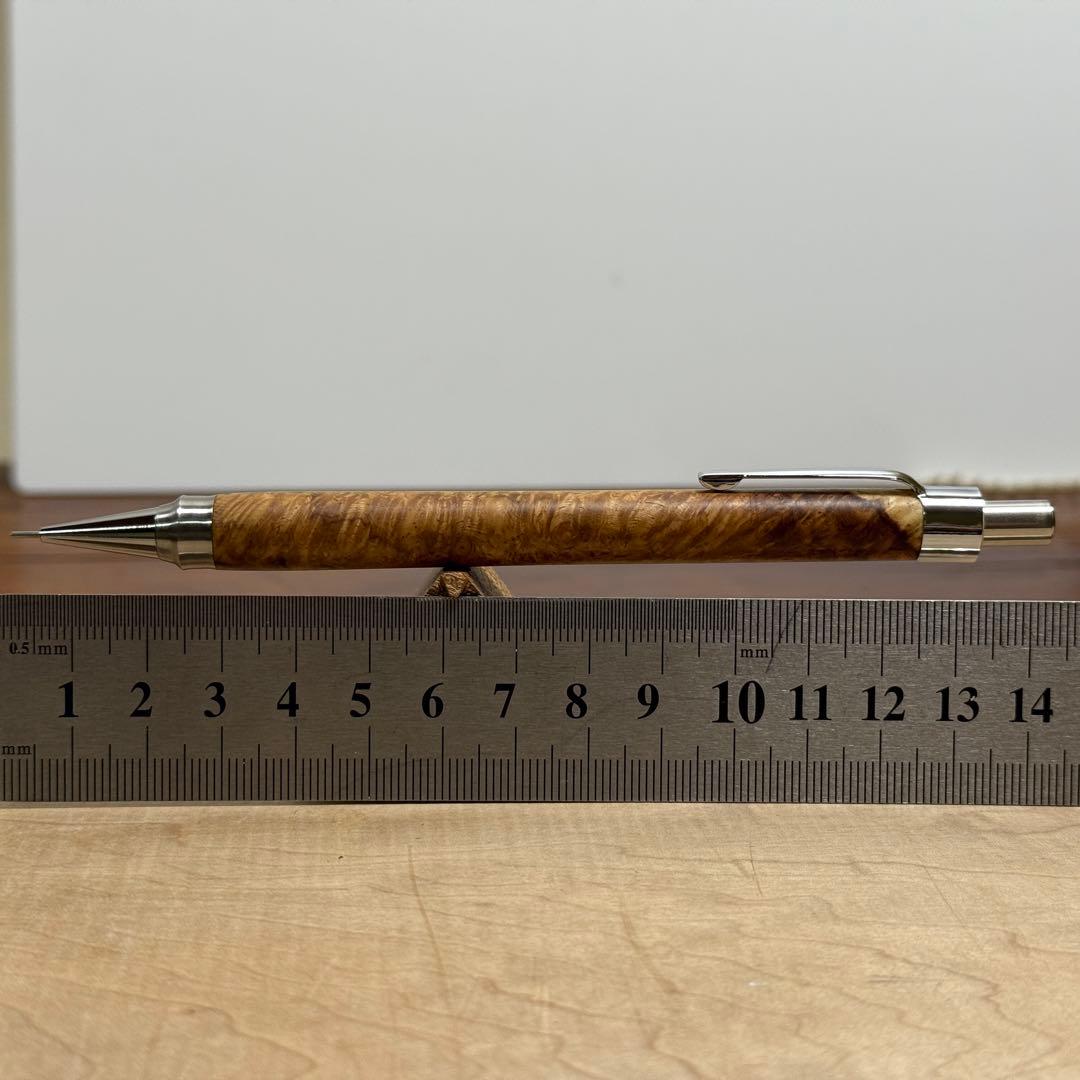 116アンボイナ　木製シャーペン　強低重心ダブルR 補修あり