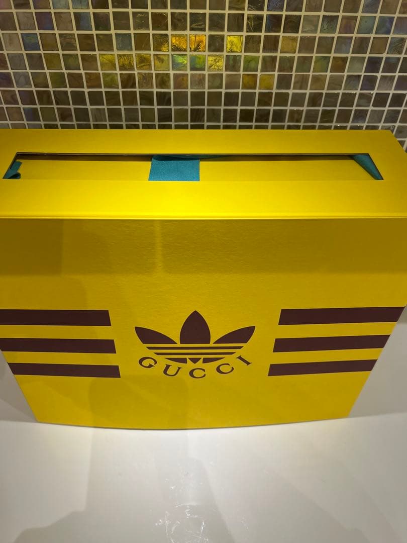 GUCCI グッチ　adidasコラボ　帽子　ハット M58センチ　箱バッチ付き