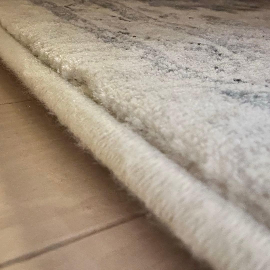 ueno【ラグ】ペルシャ　正方形　200×200cm アイボリー