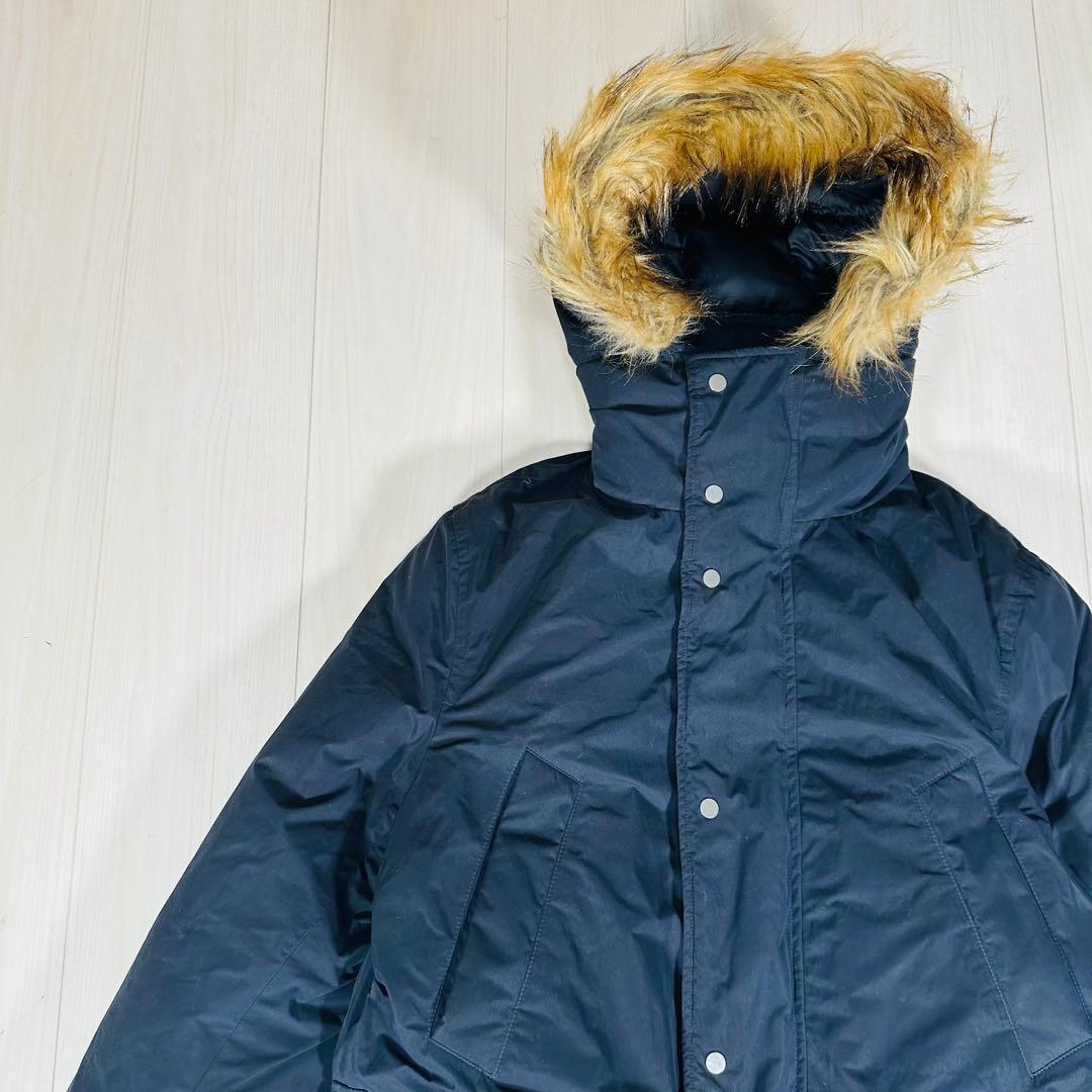 ポールスミス ダウンジャケット コート 現行 マルチストライプ ネイビー　S