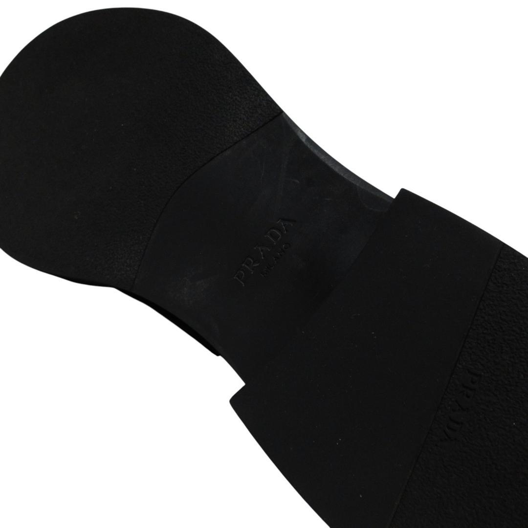 2026現行メンズ プラダ チョコレート黒ローファー8.5約27-27.5前後